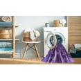 thumbnail image 2 of Ahgly Company Machine Washable Indoor Round Transitional Purple Area Rugs, 6' Round, 2 of 7
