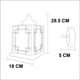 thumbnail image 5 of Lampara De Pared Luz Ideal Faro Negro Pantalla De Cristal., 5 of 5