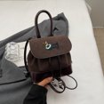 thumbnail image 3 of Bolso de hombro retro esmerilado para mujer otoño/invierno 2024 nueva mochila mini bolso de viaje, 3 of 5