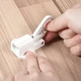 thumbnail image 4 of Door Spring Bolt Aluminum Alloy Spray Paint White 2 Pack, 4 of 5