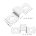 thumbnail image 2 of OUNONA 12Ud Abrazaderas Para Cuadrados De Inoxidable Soporte Resistente Para Instalaciones, 2 of 8