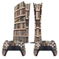 thumbnail image 2 of 3D Wooden Bookshelf Print PS5/PS5 Pro/PS5 Slim Digital Disc Skin Sticker For Console And Controller Skins, 2 of 7