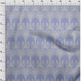 thumbnail image 3 of oneOone Georgette Viscose Fabric Swirl Ikat Decor Fabric Printed BTY 42 Inch Wide, 3 of 4