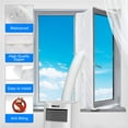 thumbnail image 2 of Portable Air Conditioner Accessories, 400Cm (157") Casement Windows Sealing Ac Window Seal, Hot Air Stop Air Exchange Guards Universal Coupler Energy Efficient And Easy To Install, 2 of 5