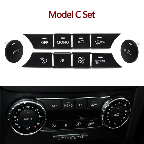 Car Air Conditioner AC Heater Temperature Climate Control Switch Buttons For Benz C GLK Class C204 X204 C250 C350 C63 2048308285~8154