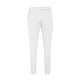 thumbnail image 4 of Mlzmgr Cotton Pants for Men Straight Leg Drawstring Elastic Waist S-3XL Breathable Mens Pants Sports Casual, 4 of 5
