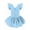 Light Blue, variant on Toddler Girls Ballet Leotard Kids Ruffle Sleeve Dance Dress Tutu Skirt Sparkly Star Gymnastics Dancewear for Little Girls 2-9Y