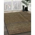 thumbnail image 3 of Ahgly Company Machine Washable Indoor Square Abstract Peru Brown Area Rugs, 6' Square, 3 of 7