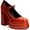 Red Patent, variant on Womens Octavia Buckle Platform Mary Jane Heels