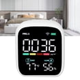 thumbnail image 1 of PM2.5 CO2 HCHO TVOC Monitor, Detector De Aire Sensor NDIR Inteligente 0-1000μg/m³ ABS Para El Hogar, 1 of 7