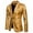 Yellow, variant on Herrnalise Men's Autumn And Winter Fashion Personality Solid Color Casual Suit Jacket Yellow
