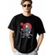 thumbnail image 2 of Camisetas de manga corta con estampado de gato guerrero para hombre, cuello redondo, 2 of 8
