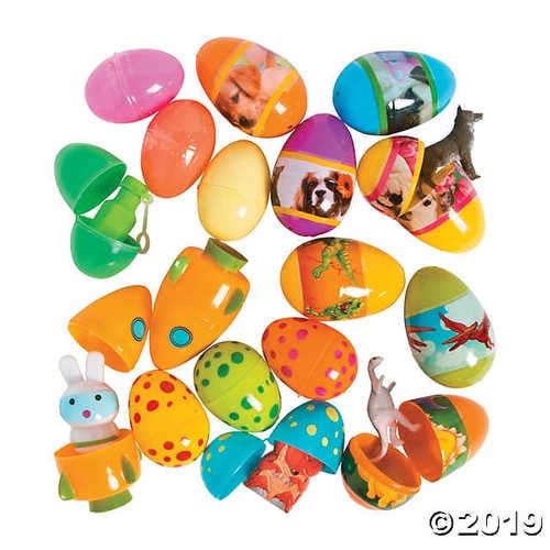 Bulk ToyFilled Plastic Easter Egg Assortment 240 Pc.