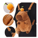 thumbnail image 4 of Mochila Capibara Belug, Café, 4 of 5