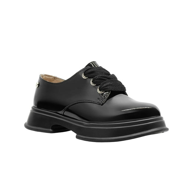 Zapato Escolar Para Niña Karsten® Mocasín Charol Negro negro 22.5