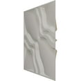 thumbnail image 4 of Ekena Millwork 19 5/8"W x 19 5/8"H Rogue EnduraWall Decorative 3D Wall Panel, UltraCover Satin Blossom White (Covers 2.67 Sq. Ft.), 4 of 6