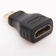 thumbnail image 4 of Sywqhk Mini macho compatible con HDMI a hembra compatible con HDMI + Micro a conector adaptador compatible con HDMI para HDTV, 4 of 6