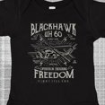 thumbnail image 4 of Inktastic Black Hawk Military Boys or Girls Baby Bodysuit, 4 of 5