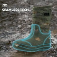 thumbnail image 4 of HISEA Kids Rain Boots, Waterproof Insulated Rubber Neoprene Boots, Olive Green, Size 2, 4 of 9