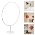 thumbnail image 2 of Shisuyan 3pcs Wall-mounted Basketball Rack Basketball Display Shelf Metal Soccer Stand Basketball Holder, 2 of 9