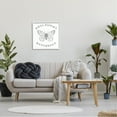 thumbnail image 5 of Stupell Industries Antisocial Butterfly Insect Outline Vintage Weathered Design Graphic Art White Framed Art Print Wall Art, Design by Daphne Polselli, 5 of 5