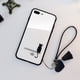 thumbnail image 1 of Funda de vidrio templado para IPhone 12 11 Pro Max 14 Se 2020, funda dura para IPhone 13 14 12 6 6S 7 8 Plus X Xr Xs Max SE2, correa Tan Jianjun unisex, 1 of 2