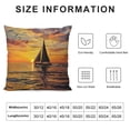thumbnail image 5 of Throw Pillow Cover, Couch Pillows Covers Sofa Pillow Covers, Sunset Sailboat Ocean Seagull, Throw Pillow Covers for Couch, Pillow Cover, 5 of 5