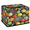 Multicolor 4, variant on ADECORIVY Colorful Striped Mexico Fabric Storage Bin with Lid, Foldable Storage Box Decorative Cube Organizer Basket for Closet Shelf Organizing Clothes