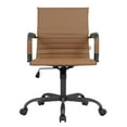 thumbnail image 6 of LeisureMod Harris Leather Office Desk Chair with Swivel Armrests Modern Adjustable Executive Conference Chair for Office and Home (Light Brown), 6 of 6