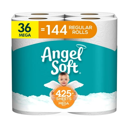 Toilet Paper 2-Ply 9 Rolls per Pack (4 Packs) Soft Strong Bath Tissue Budget Friendly Household Essential White Toilet Paper 2-Ply 9 Rolls per Pack (4 Packs) Soft Strong Bath Tissue Budget Friendly Household Essential White