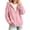 11# Light pink, variant on Oversized Zip Up Hoodie For Women Casual Long Sleeve Sweatshirts Fall Winter Track Jackets Light Blue S