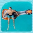 thumbnail image 5 of Grip A Pool Pool Float Mat Raft Lounger, Guitar Design, Over 7 Feet Long Inflatable Pool Mattress, 1 Count, 5 of 10