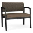 thumbnail image 1 of Lenox Chaise Bariatrique d'Attente de Réception en Acier / Acier Noir / Brun / Brun, 1 of 5