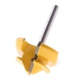 thumbnail image 5 of Broca para Enrutador Sunnimix de Ranura en T 1/2 Vástago Amarillo Verde Mitre Router Bit, 5 of 5