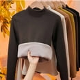 thumbnail image 4 of Perfectbot Womens Shirts Turtleneck Long Sleeves Textured Sweaters Fall Winter Warm Undershirts, 4 of 7