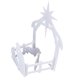 thumbnail image 2 of 44x27x5cm Christmas Jesus Scene White PP Hollow Board Outdoor Nativity Scene for Lawn Garden Courtyard, 2 of 5