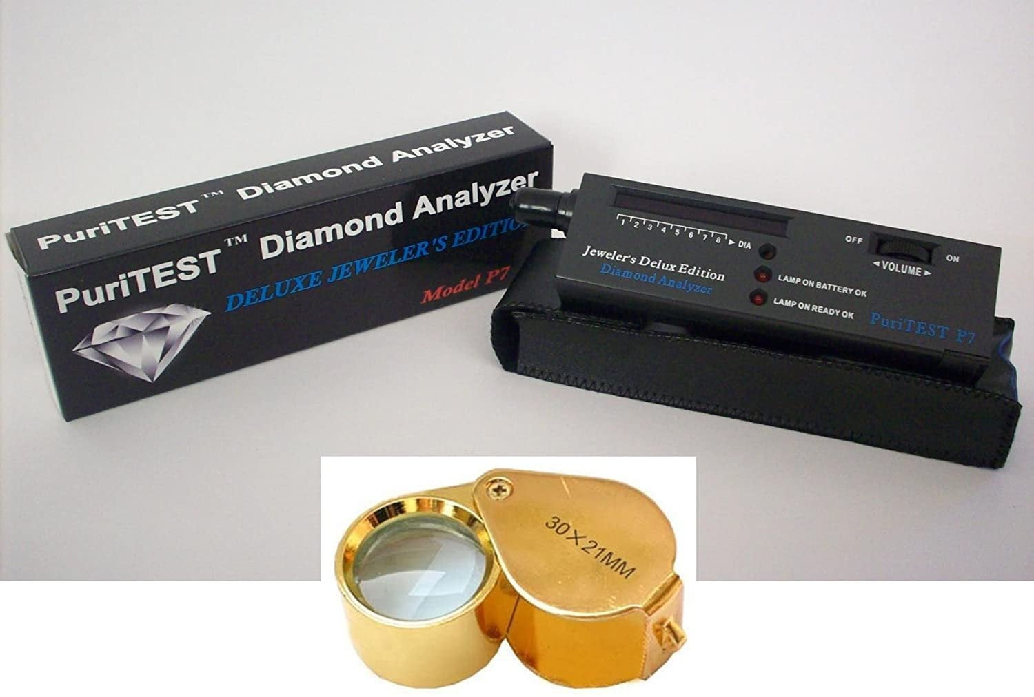 Puritest Electronc Diamond Testing Machine With Jewelers 30x Magnifying ...