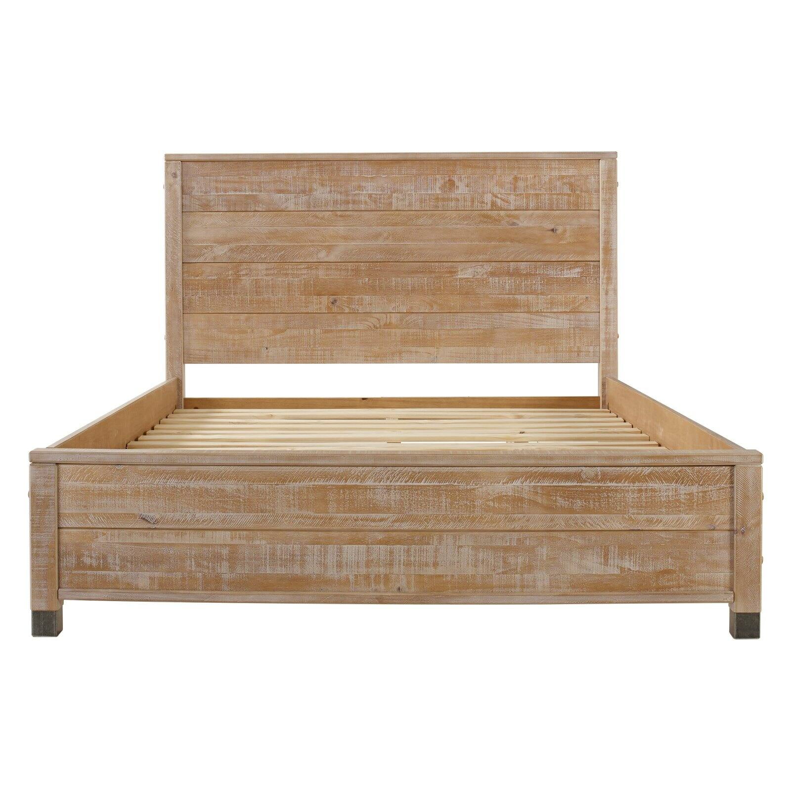 Grain Wood Furniture Montauk Full Size, Grain Wood Furniture Montauk King Solid Wood Panel Bed