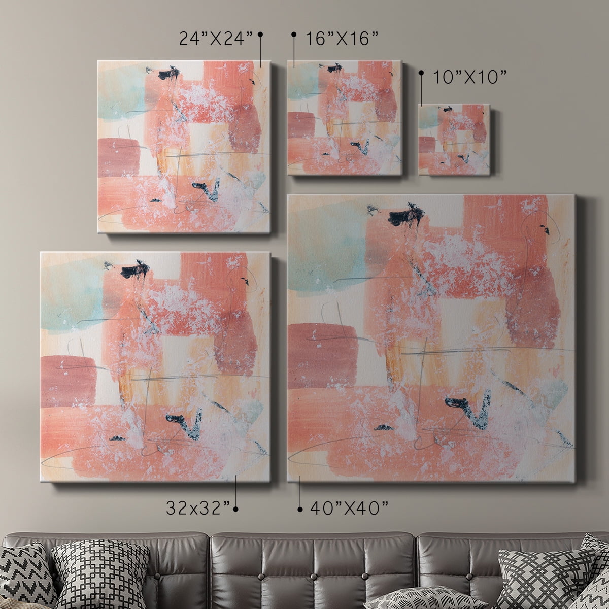 Wexford Home Warm Underneath II-Premium Gallery Wrapped Canvas, 40" x 40" - Ready to Hang