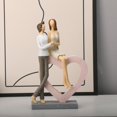 thumbnail image 4 of Estatua de pareja Macarena escultura de amantes figura de pareja moderna de resina, 4 of 8