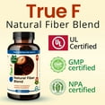 TrueMed Organic Fiber Blend Supplement with Psyllium Husk, Chia & Flax