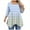 Light Blue, variant on Sexlip Plus Size Women's Gradient Striped Handkerchief Hem Tunic Tops Long Sleeve Crewneck T-Shirts Loose Dressy Casual Blouse Purple XL