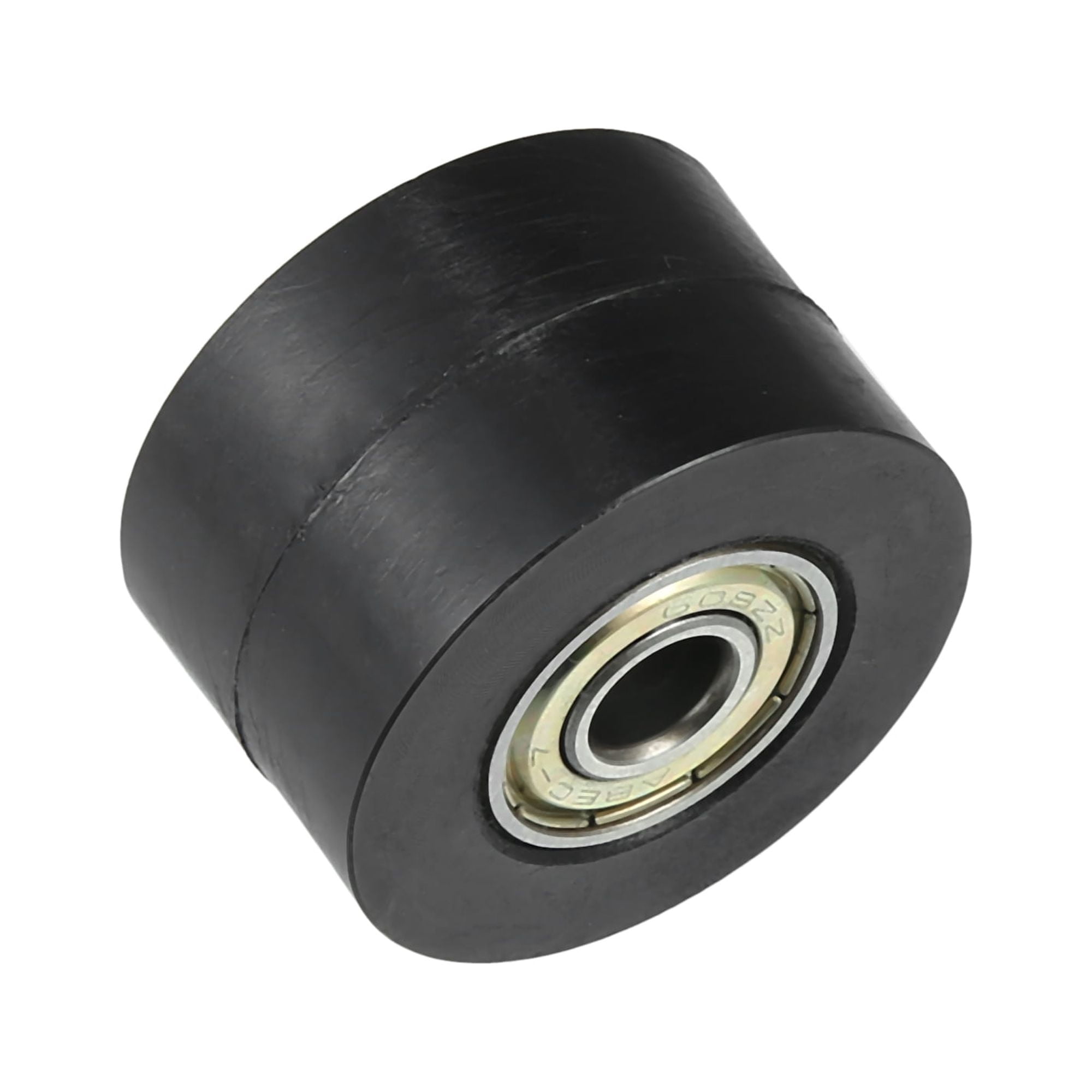Unique Bargains 8mm Drive Chain Pulley Roller Slider Tensioner Wheel Guide Black