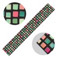 thumbnail image 5 of Yayeee Table Runner 70 inches Long Home Kitchen Dinning Party Decoration, Green Block Pattern, 5 of 7
