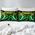 thumbnail image 3 of Erosebridal Gradient Gamepads Comforter Cover Twin,Video Game Bedding Twin Size,Geometric Plaid Duvet Cover Twin,Microfiber Male Bedroom Decor,Reversible,2-Piece(No Comforter), 3 of 7