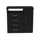 thumbnail image 4 of Cómoda para Recámara Excelsior Wengue 4 Cajones y Puerta Mueble Organizador Multifuncional, 4 of 5