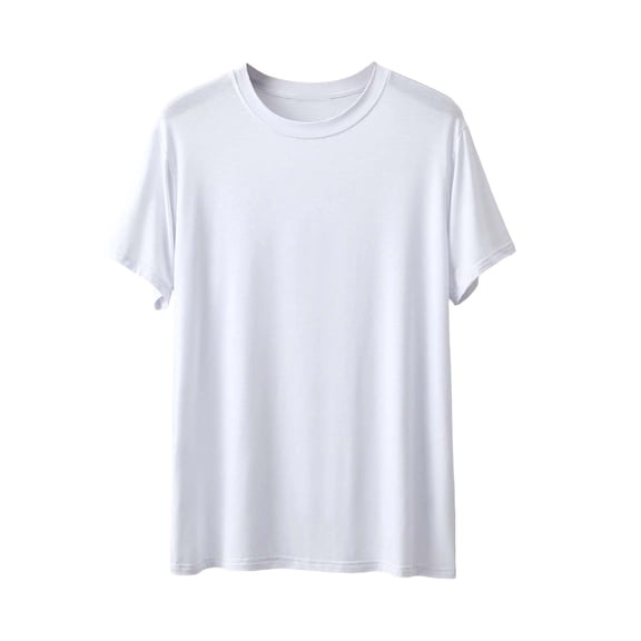 Posijego Mens Pajama Tops Big and Tall T-Shirts Soft Plain Basic Tees Lightweight Casual Summer Shirts for Men