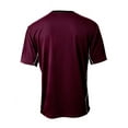 thumbnail image 2 of A4 Youth Short Sleeve V- Neck Atheltic Liga Sports Soccer wear Jersey , MAROON, X-Large, NB3018, 2 of 3