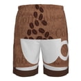 thumbnail image 6 of Naloa Coffee Cafe Cup Men's Beach Shorts, Surfing shorts, Swim trunks, Quick Dry Swim Trunks for Surfing Beach Fun - 3X-Large, 6 of 9