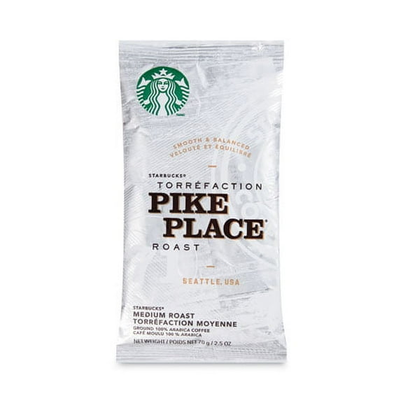 Coffee, Pike Place, 2.5oz, 18/box | Bundle of 5 Boxes